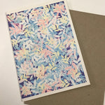 Mixed Media Recycled A6 Art Print Greeting Cards with Envelopes
