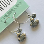 Novelty Charm Hoop Earrings