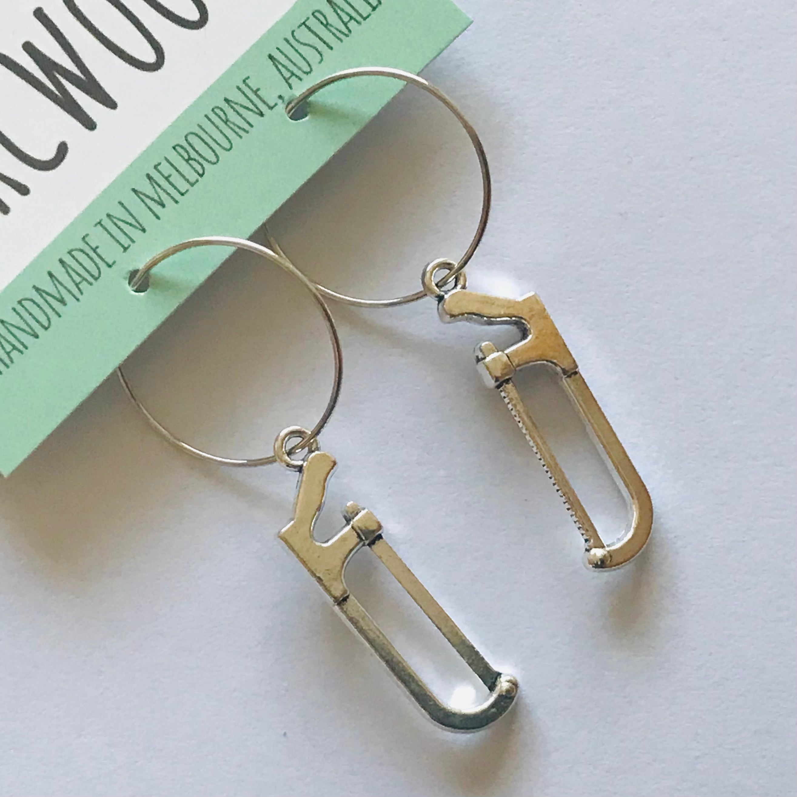 Novelty Charm Hoop Earrings