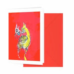 Mixed Media Recycled A6 Art Print Greeting Cards with Envelopes