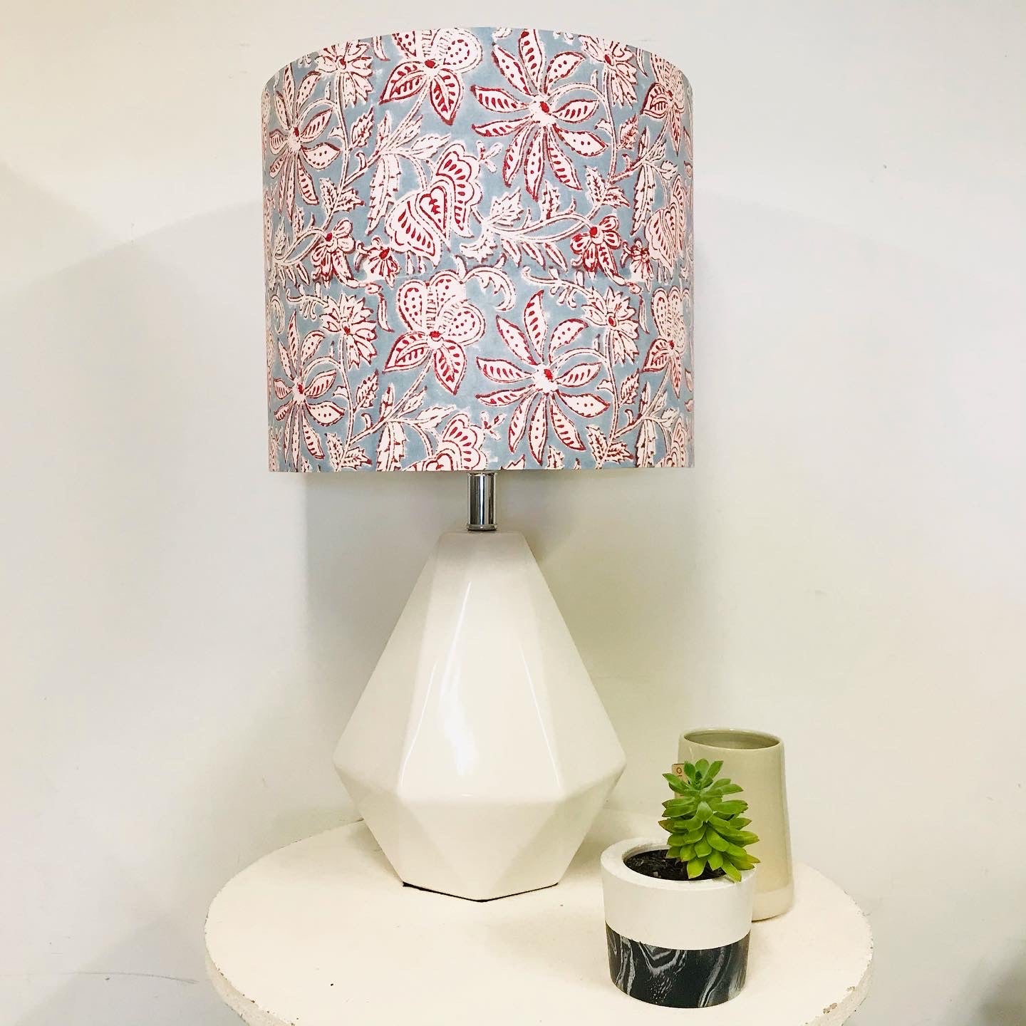 Custom Lamp Shade only - Indian Floral Print