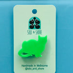 Art Deco Acrylic Brooch - Cats