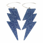 Lightening Bolt Hook Earrings - Mega