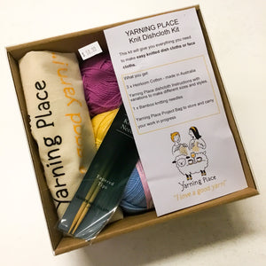 DIY Knitting Kit - Dishcloth