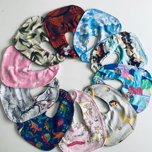 Bibs - Handmade upcycled baby and toddler bib