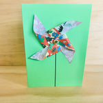 Handmade 3D Pin-Wheel Greeting Cards