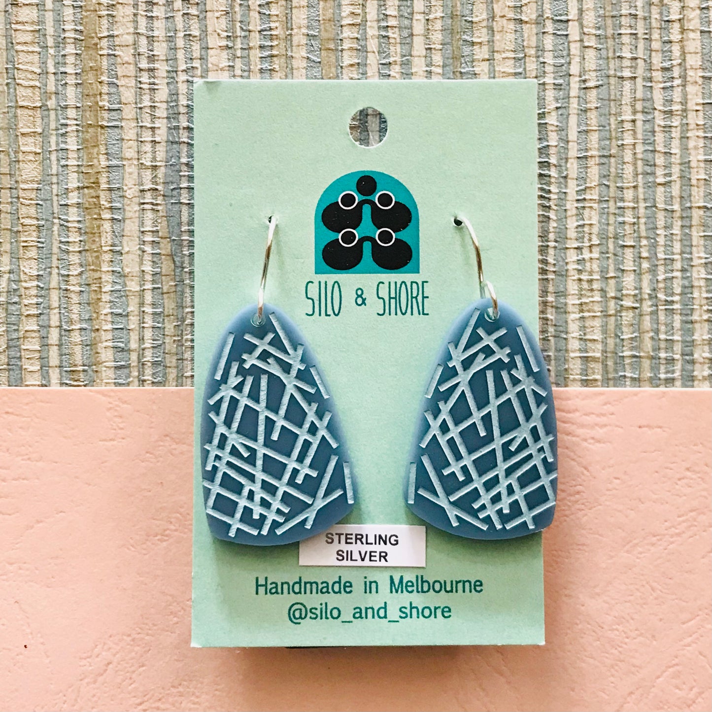 Art Deco Acrylic Earrings - Pick Up Sticks