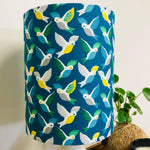 Custom Lamp Shade only - Blue Birds