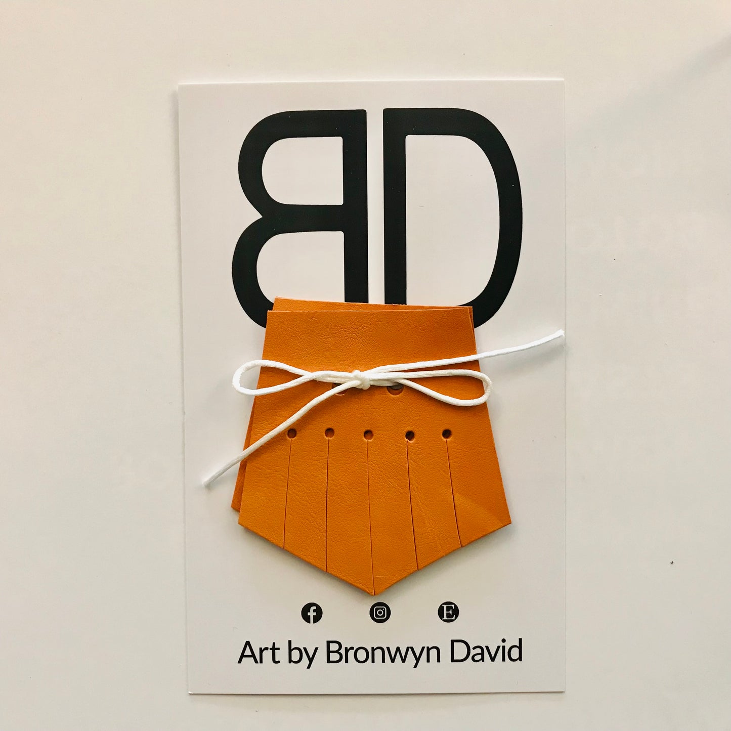 Hand painted leather, faux-leather, perspex & vinyl Shoe Tassel Fringe