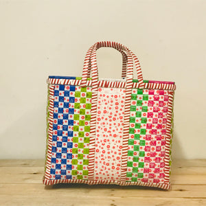 Handwoven Pallet Strap Baskets - TRADITIONAL