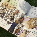 Hamish and the Double Bass: a celebration of making music with friends - Hardcover picture book by Margaret Dugdale