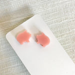 Novelty Studs Earrings - Graphic Acrylic
