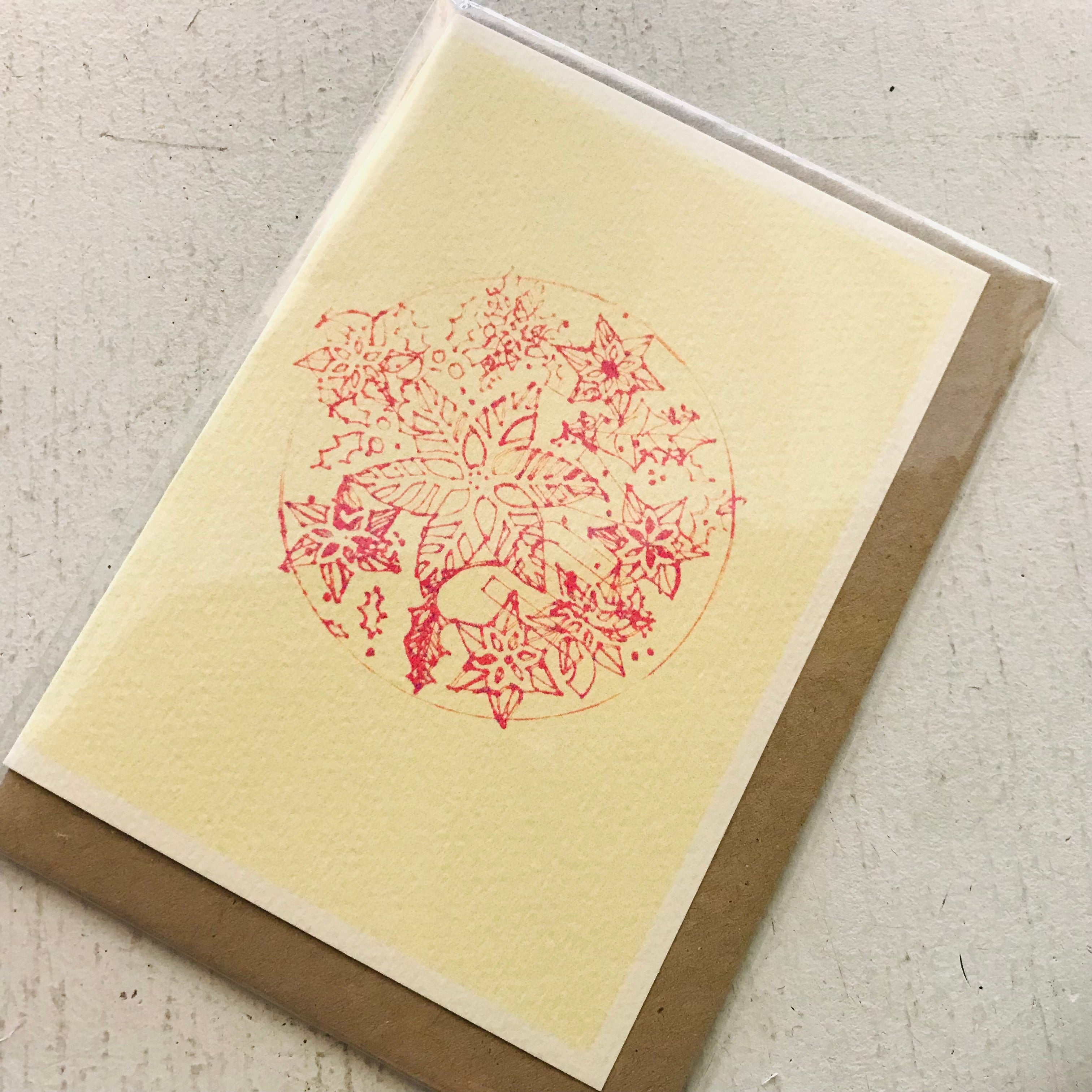 Mixed Media Recycled A6 Art Print Greeting Cards with Envelopes
