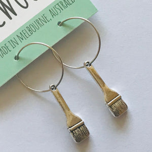 Novelty Charm Hoop Earrings