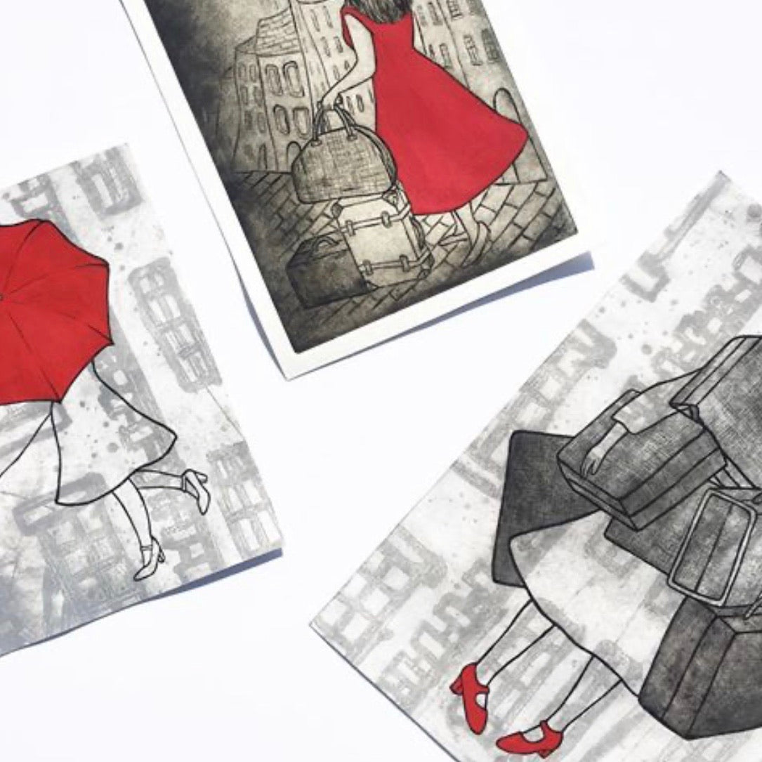 Kate Piekutowkski Original A4 Art Prints
