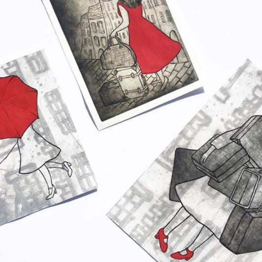 Kate Piekutowkski Original A4 Art Prints (unframed)