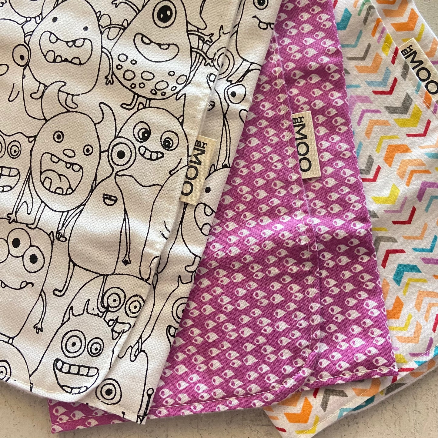 Reusable Burp Cloths (3 pack)