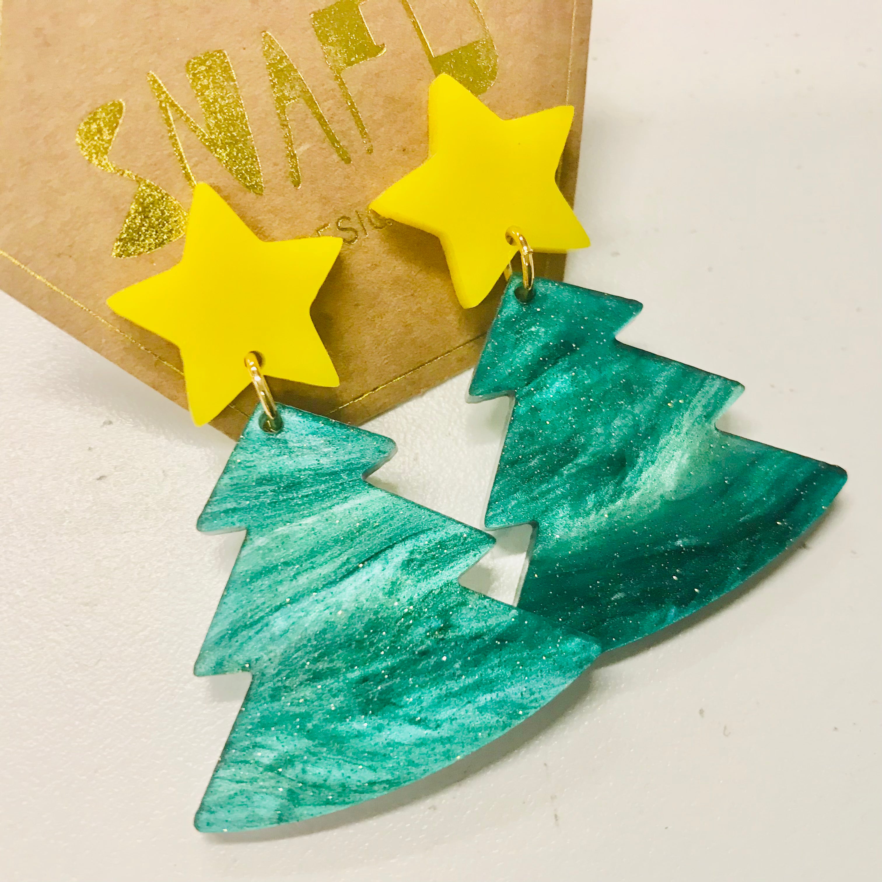 Christmas Tree Stud Earrings