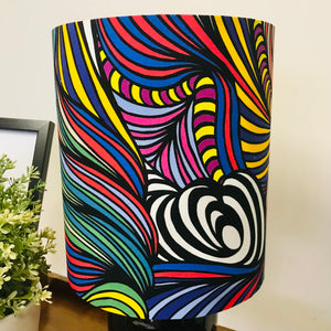 Custom Lamp Shade only - Taffy: Rainbow