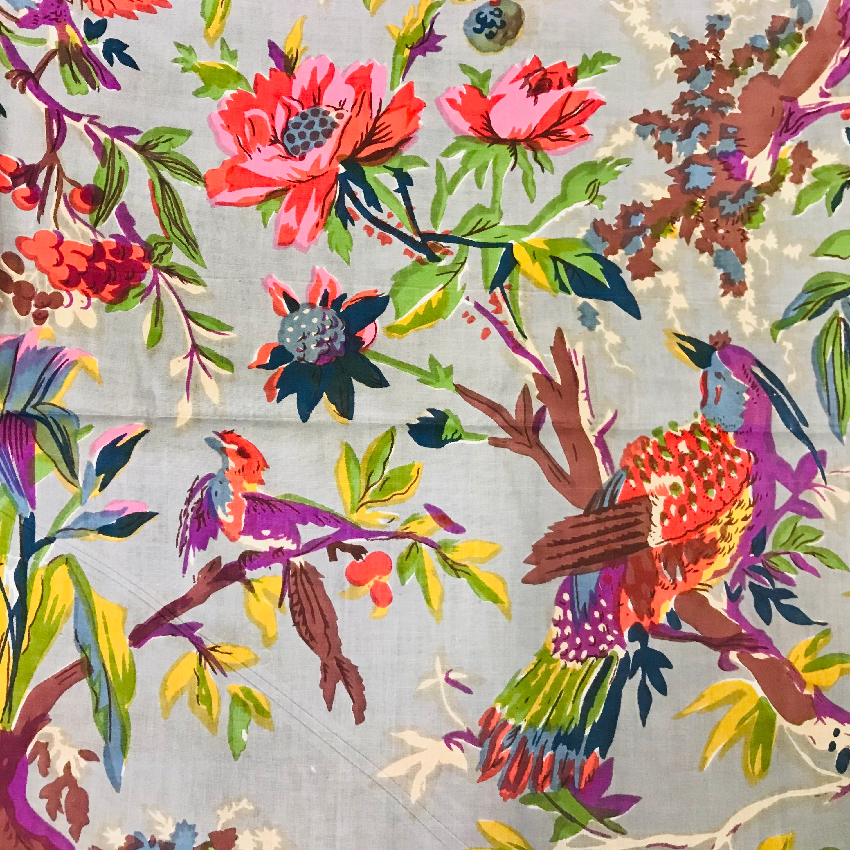 Custom Lamp Shade only - Indian Bird Print
