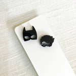 Novelty Studs Earrings - Graphic Acrylic