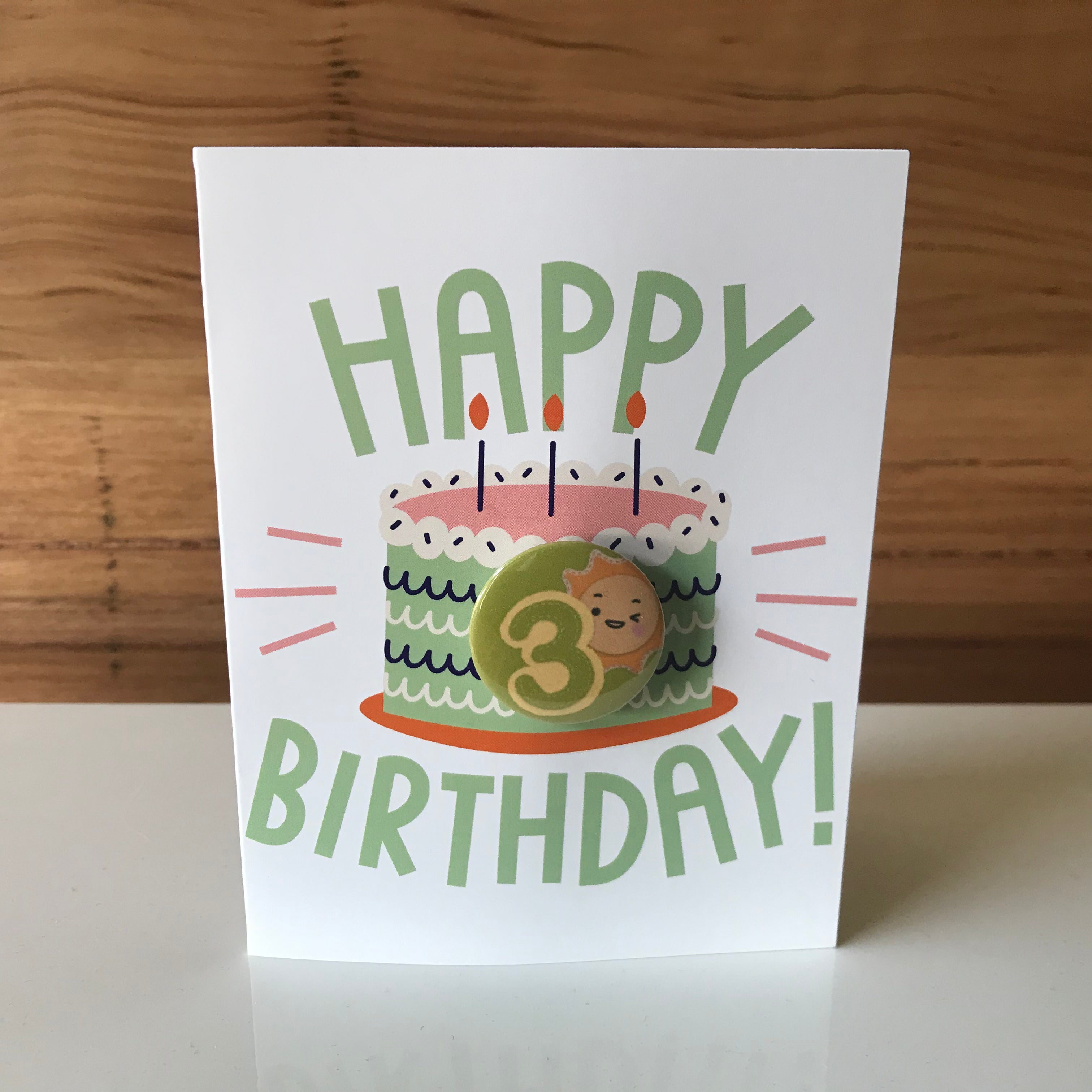 Badge Birthday Cards