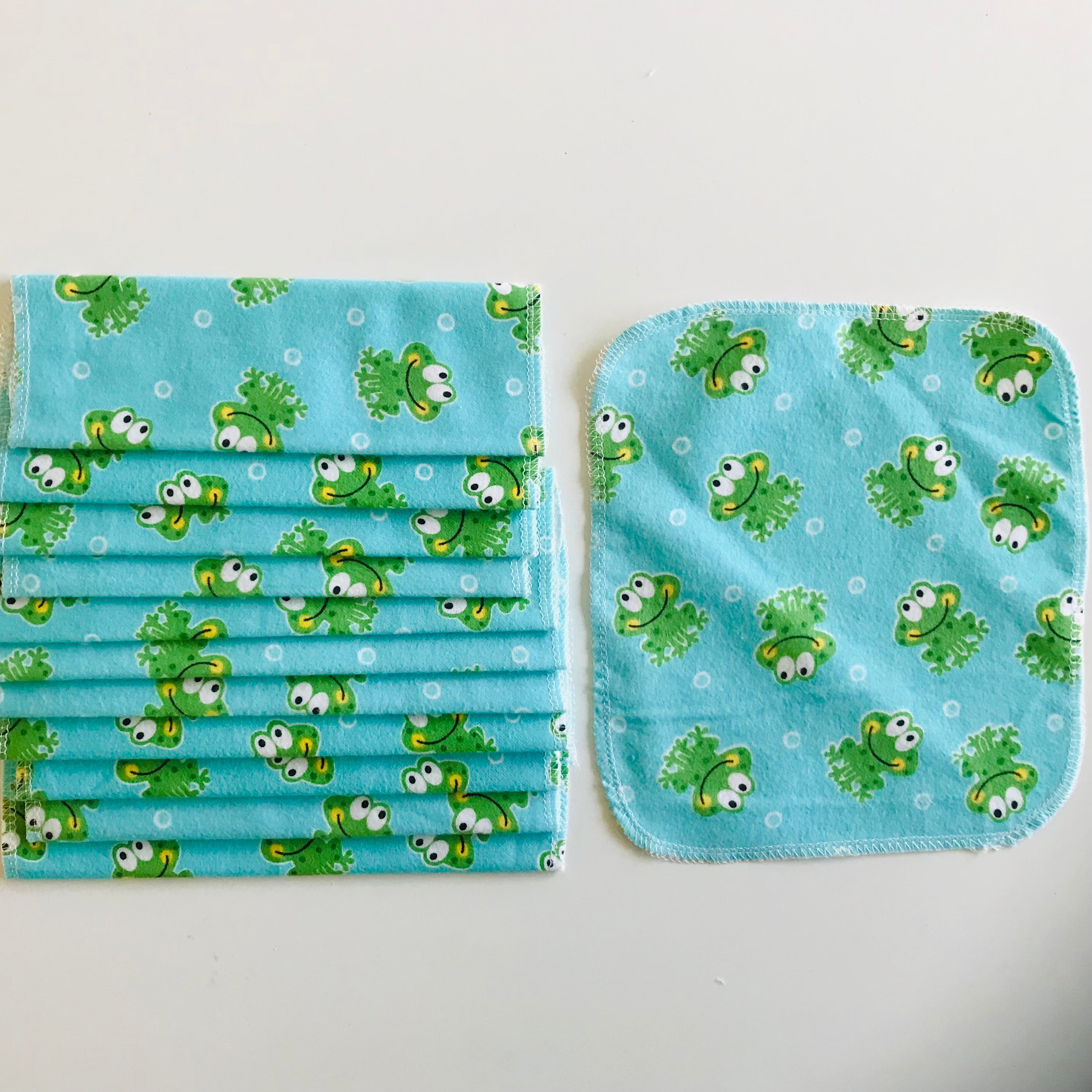 No Waste Reusable Baby Wipes  - pack of 12