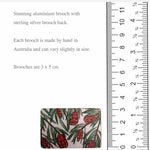 Aluminium Original Art Brooch / Pendant