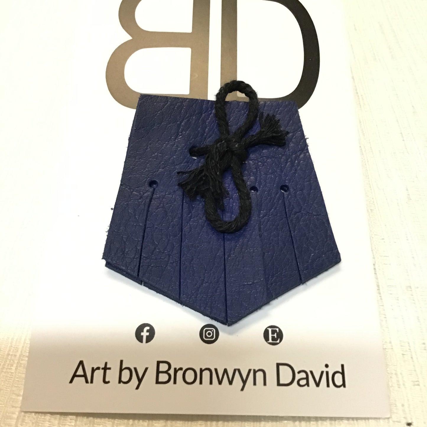 Hand painted leather, faux-leather, perspex & vinyl Shoe Tassel Fringe