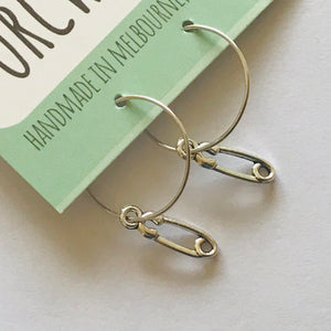 Novelty Charm Hoop Earrings