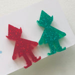 Novelty Studs Earrings - Christmas
