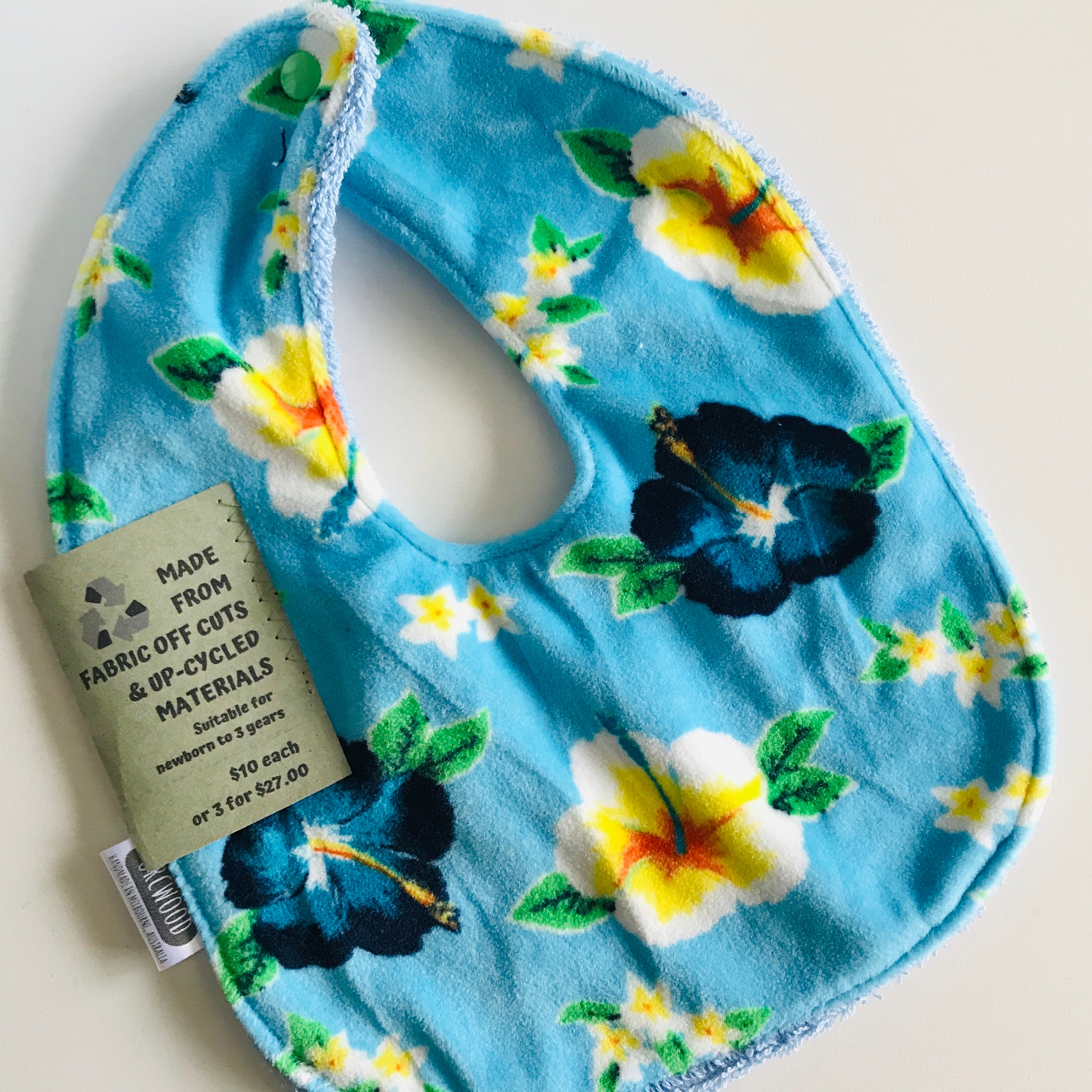 Bibs - Handmade upcycled baby and toddler bib