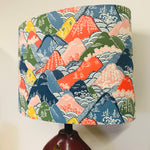 Custom Lamp Shade only - Japanese Mountains