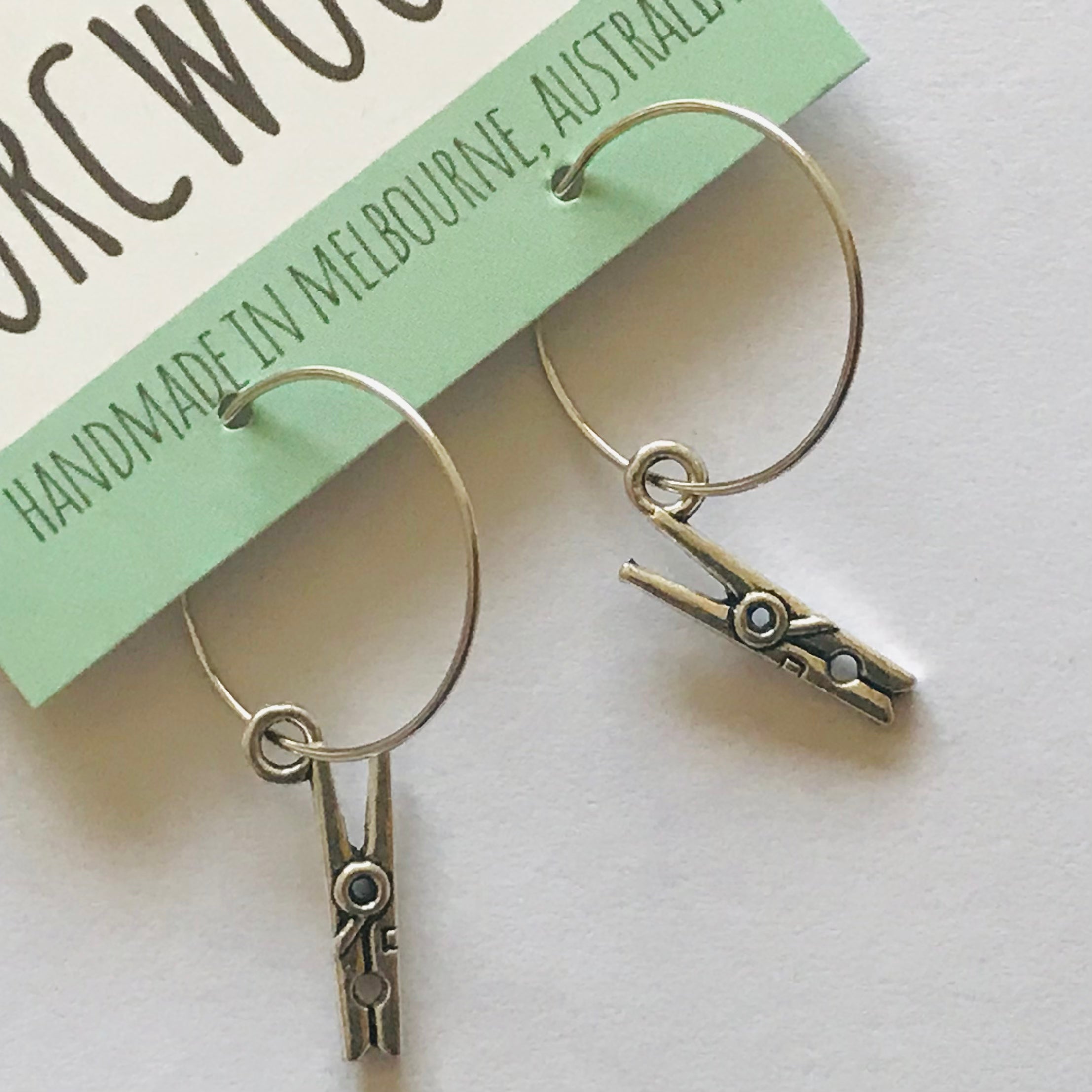 Novelty Charm Hoop Earrings