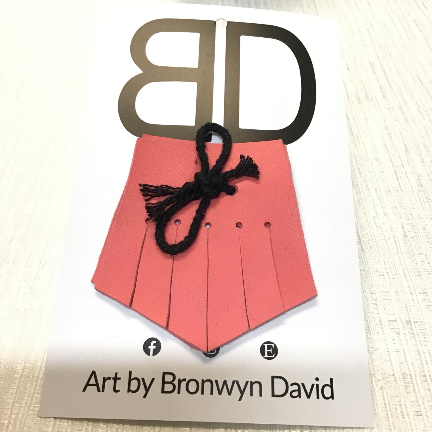 Hand painted leather, faux-leather, perspex & vinyl Shoe Tassel Fringe