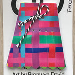 Hand painted leather, faux-leather, perspex & vinyl Shoe Tassel Fringe