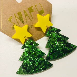 Christmas Tree Stud Earrings
