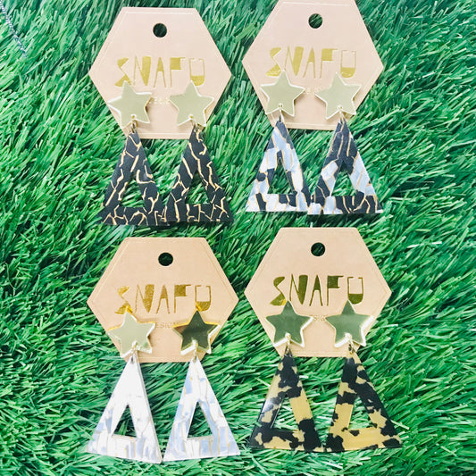 Christmas Open Tree Stud Earrings