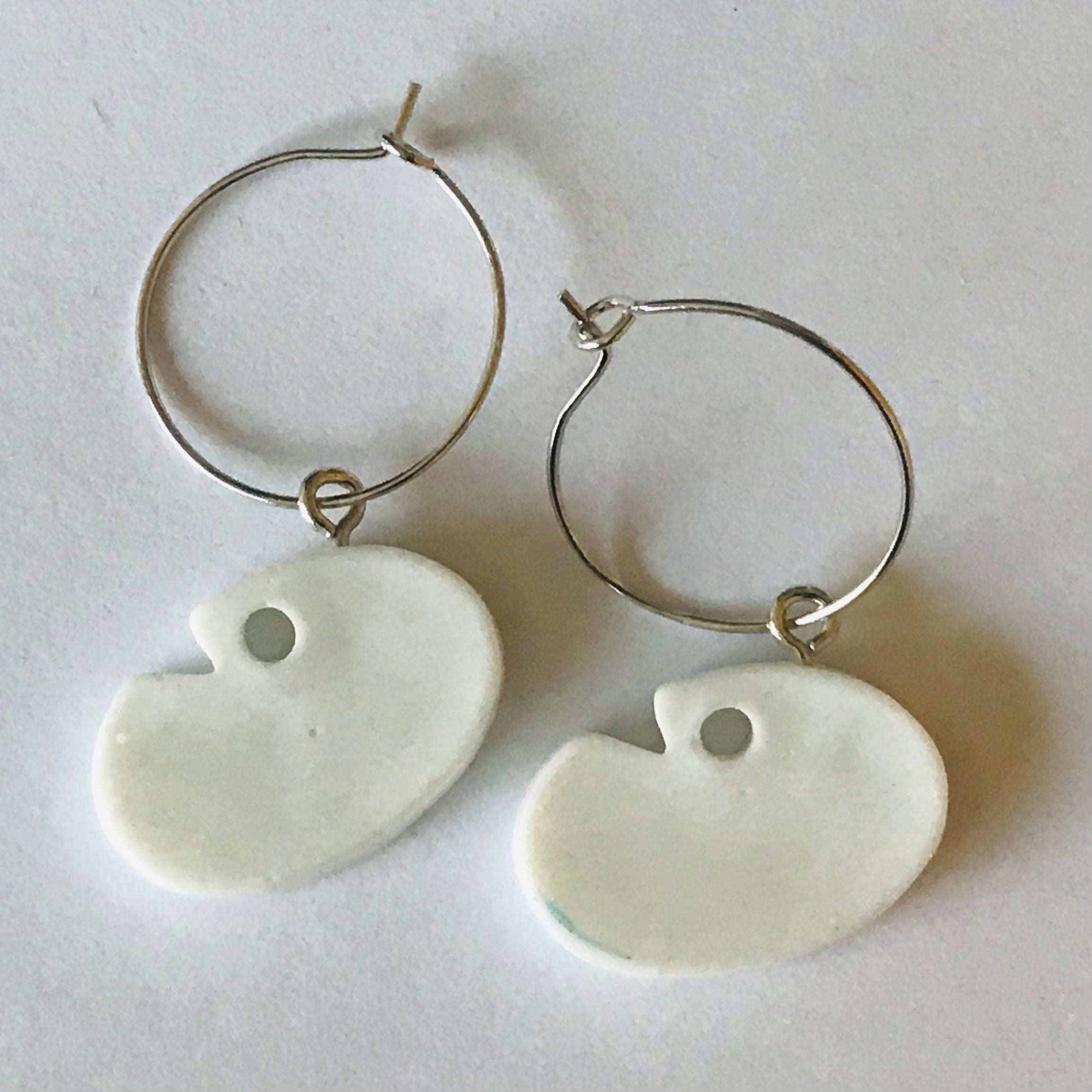 Artists Palette Hoop Earrings