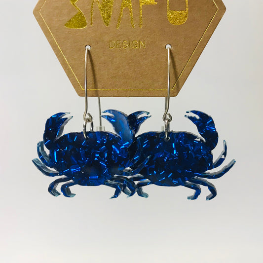 Crab Dangly Earrings