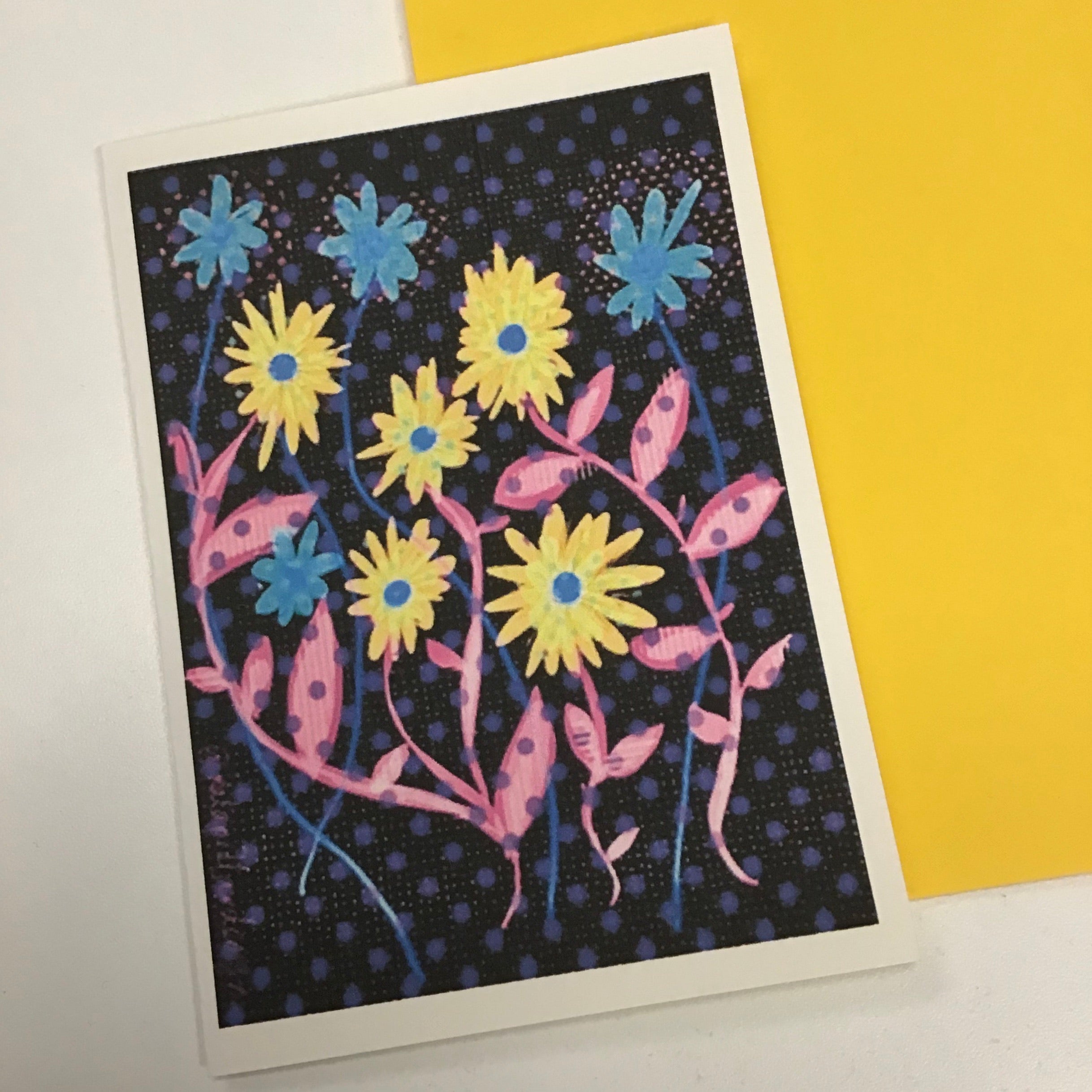 Mixed Media Recycled A6 Art Print Greeting Cards with Envelopes