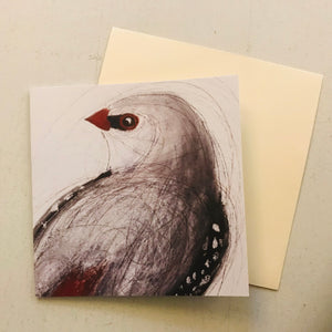 Original Bird Etching Print Greeting Cards with Envelopes