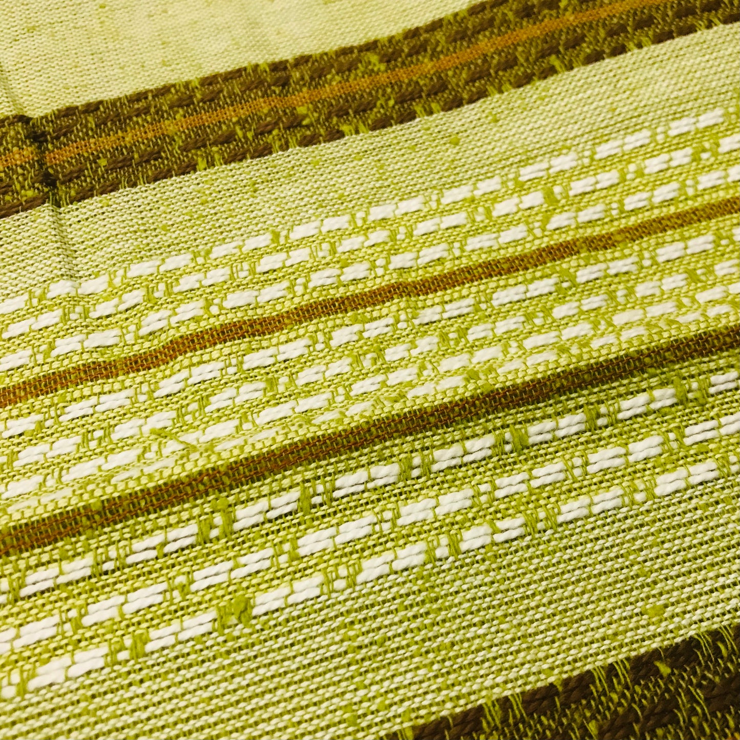 Custom Lamp Shade only - Basics - Cream Stripe Weave