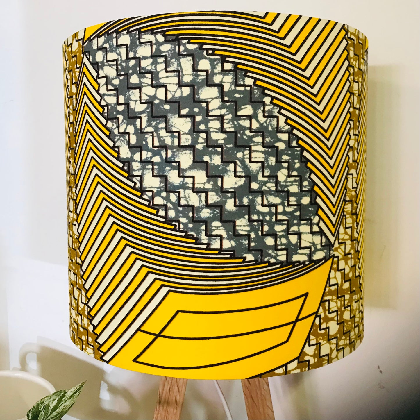 Custom Lamp Shade only - African Wax Yellow