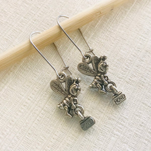 Honey Bee Hook Earrings