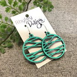Colour Hatch Bamboo Detailed Earrings