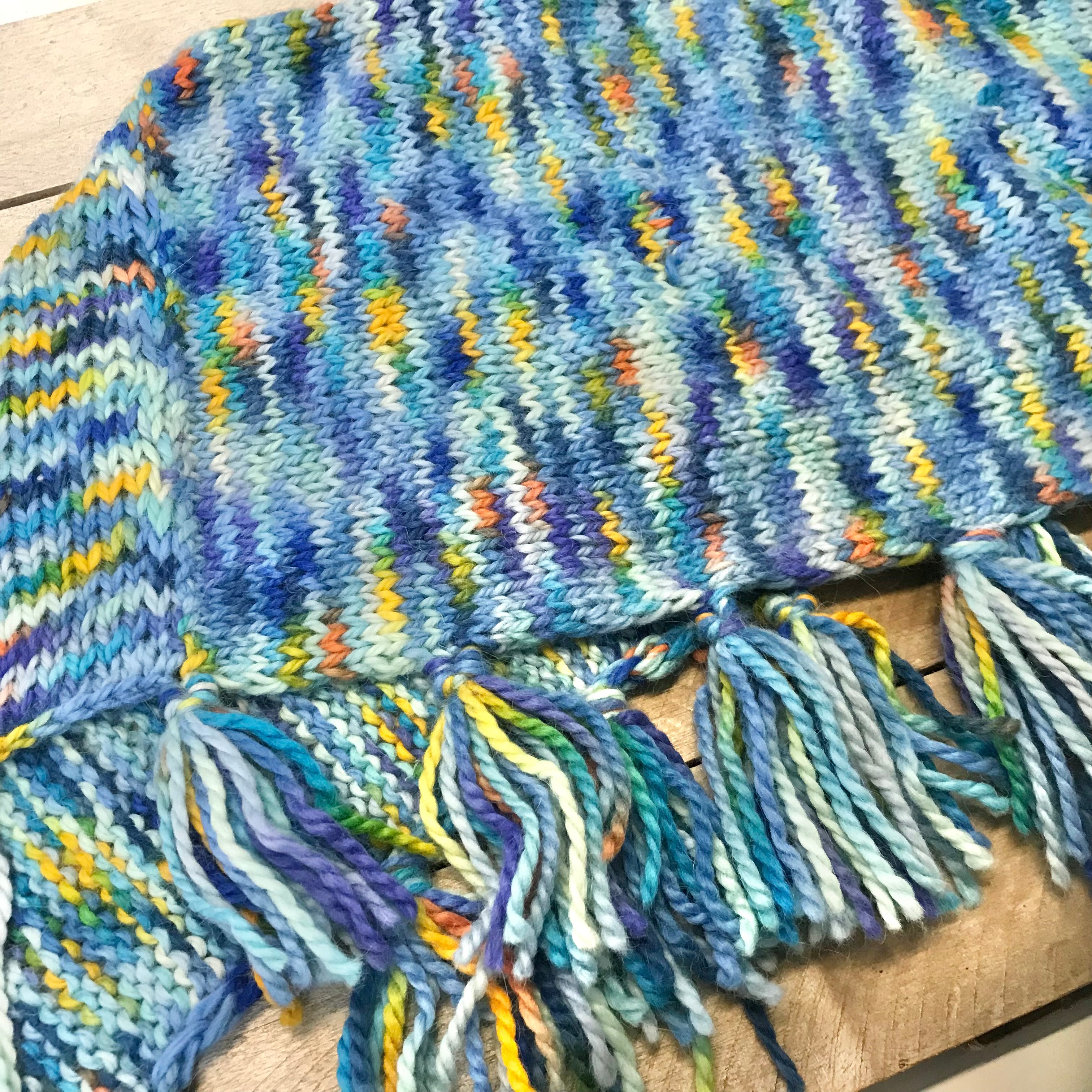 hand-knitted locally - Tassel Poncho Shoulder Shrug