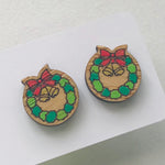 Novelty Studs Earrings - Christmas