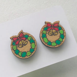 Novelty Studs Earrings - Christmas