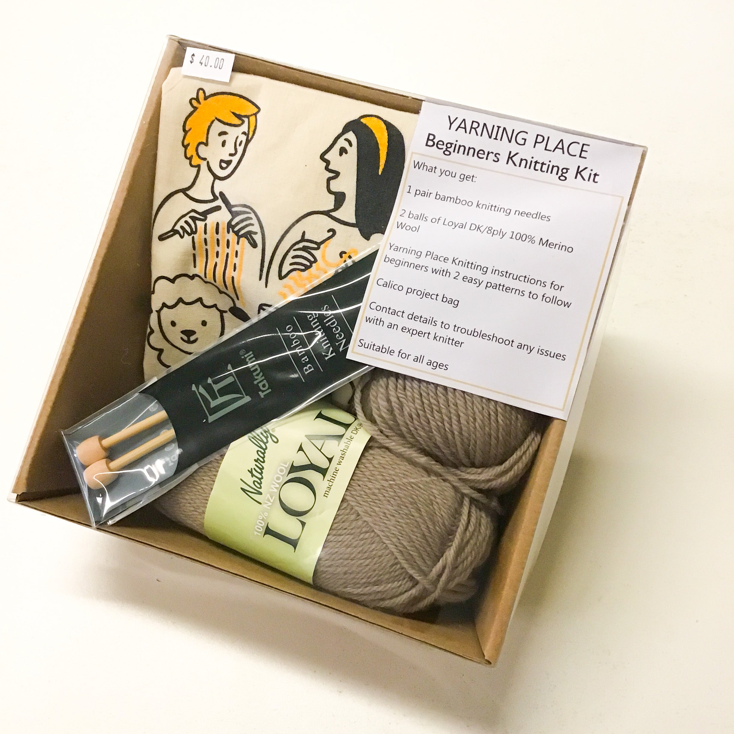 DIY Knitting Kit - Beginners